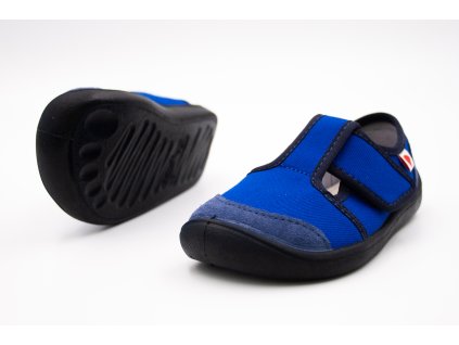 ANATOMIC FOOTWEAR PAPUČKY ŠIROKÉ BF04 - MODRÉ (Veľkosť 24, Vnútorná dĺžka  topánky v cm 15, Vnútorná šírka topánky v cm 6.8)