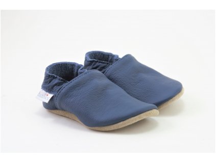 BABICE CAPAČKY BAREFOOT TMAVOMODRÉ (Velikost 18)