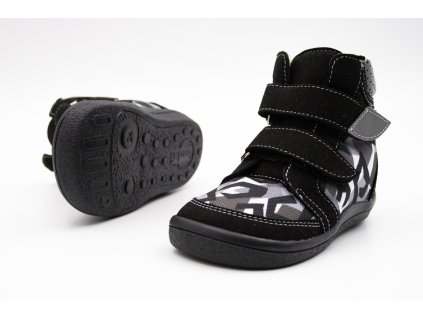 BEDA BAREFOOT ZIMNÉ TOPÁNKY S MEMBRÁNOU - VEGAN MOON (Veľkosť 24, Vnútorná dĺžka  topánky v cm 15, Vnútorná šírka topánky v cm 6.7)