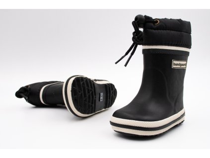 BUNDGAARD CIRRO HIGH ZATEPLENÉ GUMÁKY/SNEHULE - BLACK (Veľkosť 21, Vnútorná dĺžka  topánky v cm 14.3, Vnútorná šírka topánky v cm 6.1)