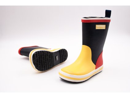 BUNDGAARD GUMÁKY CHARLY HIGH - MULTI BLUE (Veľkosť 22, Vnútorná dĺžka  topánky v cm 15, Vnútorná šírka topánky v cm 6.3)