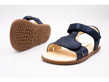 BUNDGAARD SANDÁLKY ROXANNE II - BLUE (Veľkosť 28, Vnútorná dĺžka  topánky v cm 18.4, Vnútorná šírka topánky v cm 7.4)