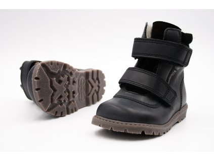 BUNDGAARD TOKKER ZIMNÉ S MEMBRÁNOU - BLACK (Veľkosť 24, Vnútorná dĺžka  topánky v cm 15.2, Vnútorná šírka topánky v cm 6.4)