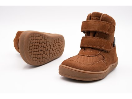 BUNDGAARD ZIMNÉ TOPÁNKY S VLNOU A MEMBRÁNOU BOBBIE - BROWN TAN (Veľkosť 22, Vnútorná dĺžka  topánky v cm 14, Vnútorná šírka topánky v cm 6.3)