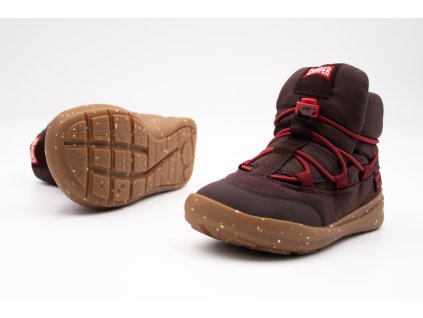 CAMPER ERGO CHEMISE RUBBER COACH - BROWN (Veľkosť 26, Vnútorná dĺžka  topánky v cm 17.1, Vnútorná šírka topánky v cm 6.5)