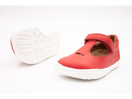 CAMPER FW SELLA BARCO HOUSTON BALERÍNKY - RED (Veľkosť 21, Vnútorná dĺžka  topánky v cm 13.2, Vnútorná šírka topánky v cm 6.1)