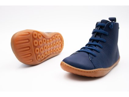 CAMPER PEU SELLA YARD ABEJA ZATEPLENÉ - BLUE (Veľkosť 25, Vnútorná dĺžka  topánky v cm 16, Vnútorná šírka topánky v cm 6.7)