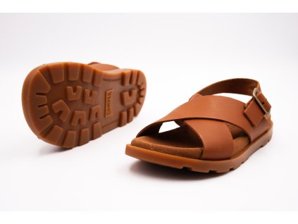 CAMPER SANDÁLE BRUTUS MIMBRE - BROWN (Veľkosť 28, Vnútorná dĺžka  topánky v cm 17.9, Vnútorná šírka topánky v cm 7.1)