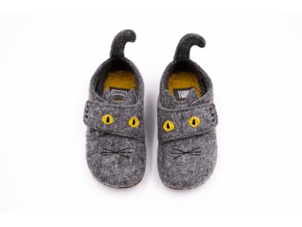 CAMPER TWEED EXTRA  WAY RY MIEL - GRIS (Veľkosť 26, Vnútorná dĺžka  topánky v cm 16.6, Vnútorná šírka topánky v cm 6.9)