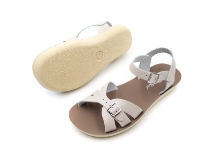 DÁMSKE SANDÁLE SALT-WATER SANDALS BOARDWALK - STONE (Veľkosť 37, Vnútorná dĺžka  topánky v cm 23.9, Vnútorná šírka topánky v cm 8.4)