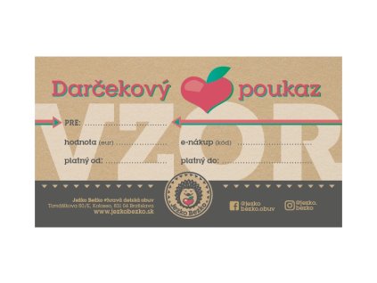 6924 darcekova poukazka 20 eur