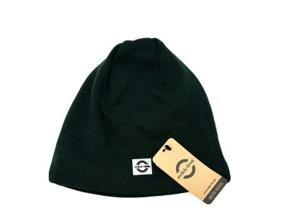 DETSKÁ VLNENÁ ČIAPKA MIKK-LINE SOLID - DARKEST SPROUSE (Veľkosť 110/116)