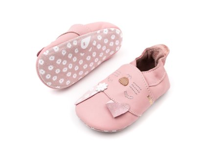 DETSKÉ BAREFOOT CAPAČKY BOBUX - FLOPSY BLOSSOM (Veľkosť 20, Vnútorná dĺžka  topánky v cm 12.5, Vnútorná šírka topánky v cm 5.8)