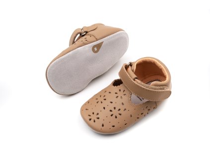 DETSKÉ BAREFOOT CAPAČKY BOBUX - LACEY DOE (Veľkosť 19, Vnútorná dĺžka  topánky v cm 11.8, Vnútorná šírka topánky v cm 5.6)