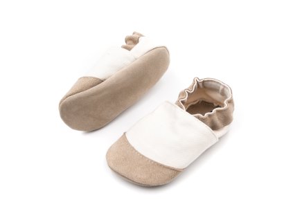 DETSKÉ BAREFOOT CAPAČKY FUNKY MONKEY SOFT PANAMA - SAND (Veľkosť 16, Vnútorná dĺžka  topánky v cm 11.7, Vnútorná šírka topánky v cm 5.6)