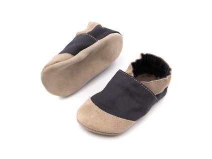 DETSKÉ BAREFOOT CAPAČKY FUNKY MONKEY SOFT PANAMA - SOIL (Veľkosť 16, Vnútorná dĺžka  topánky v cm 11.7, Vnútorná šírka topánky v cm 5.6)