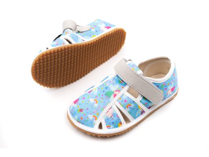 DETSKÉ BAREFOOT PAPUČE JONAP HOME NEW -  MODRÁ VÍLA (Veľkosť 24, Vnútorná dĺžka  topánky v cm 15.7, Vnútorná šírka topánky v cm 6.7)