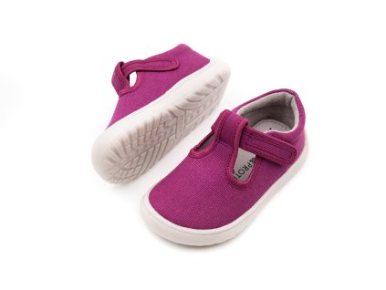 DETSKÉ BAREFOOT PAPUČE PROTETIKA - KIRBY ROSA (Veľkosť 20, Vnútorná dĺžka  topánky v cm 12.7, Vnútorná šírka topánky v cm 5.7)