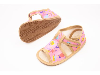 DETSKÉ BAREFOOT PAPUČKY MILASH MONICA (ŠIRŠIE) - VÍLA (Veľkosť 20, Vnútorná dĺžka  topánky v cm 13.4, Vnútorná šírka topánky v cm 6.6)