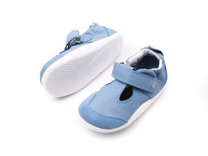 DETSKÉ BAREFOOT SANDÁLKY BOBUX XPLORER SCOUT - DUSK BLUE (Veľkosť 18, Vnútorná dĺžka  topánky v cm 11.7, Vnútorná šírka topánky v cm 5.4)