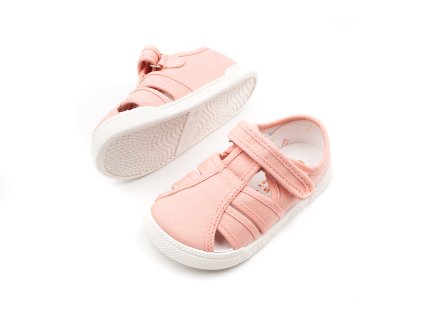 DETSKÉ BAREFOOT SANDÁLKY CRIO'S MANGO - ROSA (Veľkosť 20, Vnútorná dĺžka  topánky v cm 12.5, Vnútorná šírka topánky v cm 6.1)