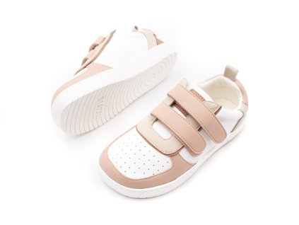 DETSKÉ BAREFOOT TENISKY MURIS PETRA JUNIOR - SKIN (Veľkosť 28, Vnútorná dĺžka  topánky v cm 17.9, Vnútorná šírka topánky v cm 7)