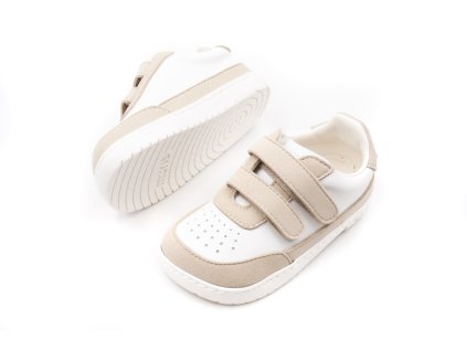 DETSKÉ BAREFOOT TENISKY MURIS PETRA MINI - STONE (Veľkosť 20, Vnútorná dĺžka  topánky v cm 12.5, Vnútorná šírka topánky v cm 6)