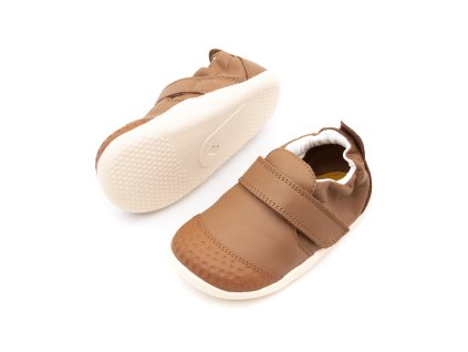 DETSKÉ BAREFOOT TOPÁNKY BOBUX XPLORER GO - CARAMEL (Veľkosť 18, Vnútorná dĺžka  topánky v cm 11.7, Vnútorná šírka topánky v cm 5.4)