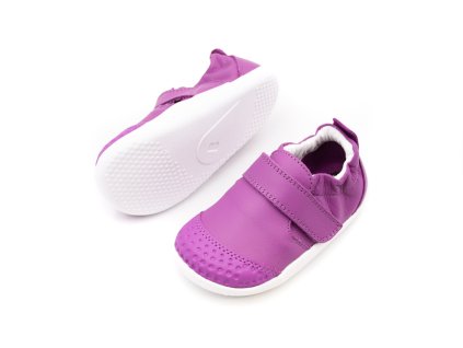 DETSKÉ BAREFOOT TOPÁNKY BOBUX XPLORER GO - ORCHID (Veľkosť 19, Vnútorná dĺžka  topánky v cm 12.1, Vnútorná šírka topánky v cm 5.6)