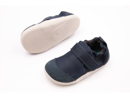 DETSKÉ BAREFOOT TOPÁNKY BOBUX XPLORER MARVEL - NAVY (Veľkosť 18, Vnútorná dĺžka  topánky v cm 11.7, Vnútorná šírka topánky v cm 5.4)