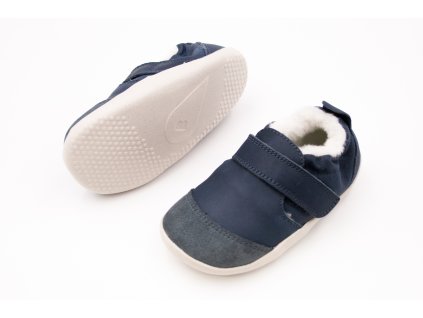 DETSKÉ BAREFOOT TOPÁNKY BOBUX XPLORER MARVEL ARCTIC - NAVY (Veľkosť 19, Vnútorná dĺžka  topánky v cm 12.1, Vnútorná šírka topánky v cm 5.6)