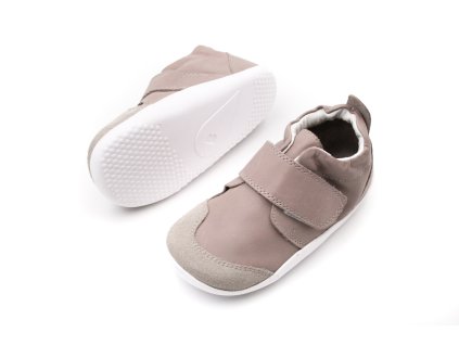 DETSKÉ BAREFOOT TOPÁNKY BOBUX XPLORER ROVER - TAUPE (Veľkosť 18, Vnútorná dĺžka  topánky v cm 11.7, Vnútorná šírka topánky v cm 5.4)