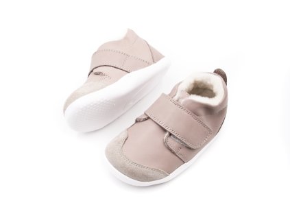 DETSKÉ BAREFOOT TOPÁNKY BOBUX XPLORER ROVER ARCTIC - TAUPE (Veľkosť 18, Vnútorná dĺžka  topánky v cm 11.7, Vnútorná šírka topánky v cm 5.4)
