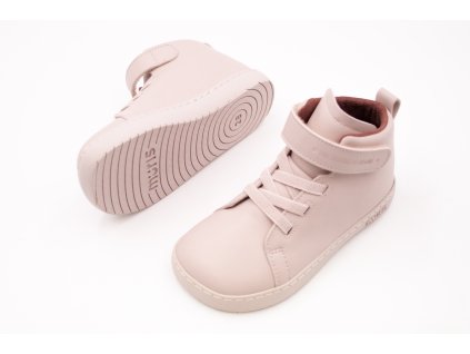 DETSKÉ BAREFOOT TOPÁNKY MURIS OSLO JUNIOR - SOFT PINK (Veľkosť 28, Vnútorná dĺžka  topánky v cm 17.9, Vnútorná šírka topánky v cm 7)