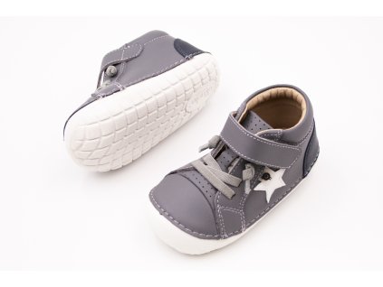 DETSKÉ BAREFOOT TOPÁNKY OLD SOLES CHAMPSTER PAVE - SHADOW NAVY SNOW (Veľkosť 20, Vnútorná dĺžka  topánky v cm 12.4, Vnútorná šírka topánky v cm 5.7)