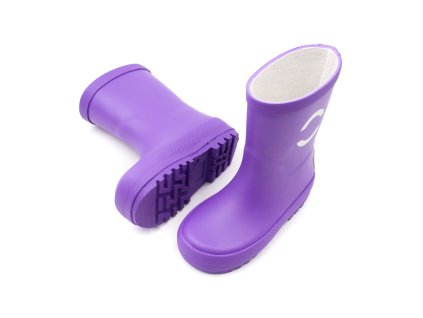 DETSKÉ GUMÁKY MIKK-LINE - DEEP LAVENDER (Veľkosť 19, Vnútorná dĺžka  topánky v cm 12.4, Vnútorná šírka topánky v cm 5.9)