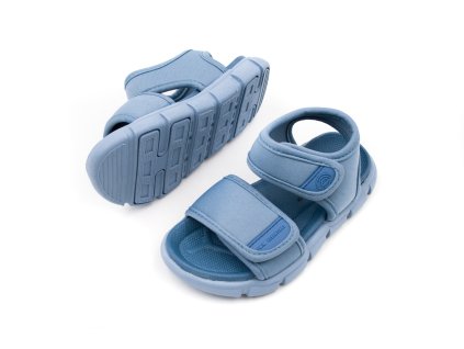 DETSKÉ LETNÉ SANDÁLKY SWIM ESSENTIALS - PURE TONES GRAY BLUE (Veľkosť 22, Vnútorná dĺžka  topánky v cm 12.3, Vnútorná šírka topánky v cm 6)