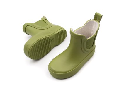 DETSKÉ NÍZKE GUMÁKY MIKK-LINE - SAGE (Veľkosť 20, Vnútorná dĺžka  topánky v cm 13.8, Vnútorná šírka topánky v cm 6)
