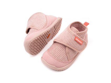 DETSKÉ PAPUČE BIOMECANICS WIDER HOME - OLD ROSE (Veľkosť 19, Vnútorná dĺžka  topánky v cm 12.4, Vnútorná šírka topánky v cm 5.7)