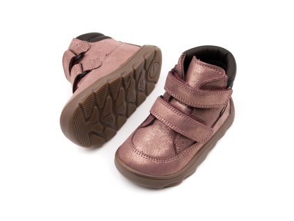 DETSKÉ PRECHODNÉ TOPÁNKY FRODDO ZERU TEX - PINK/GOLD (Veľkosť 21, Vnútorná dĺžka  topánky v cm 13.2, Vnútorná šírka topánky v cm 5.9)