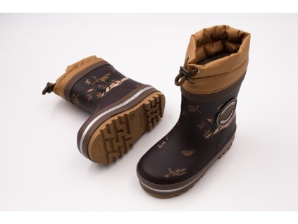 DETSKÉ ZATEPLENÉ GUMÁKY MIKK-LINE - MOLÉ (Veľkosť 21, Vnútorná dĺžka  topánky v cm 14.2, Vnútorná šírka topánky v cm 6.2)