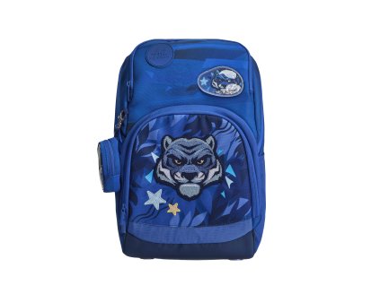 Frii EASY Blue Tiger front skolesekk 1kl 22L 2024