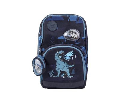Frii EASY Blue Dinosaur front skolesekk 1kl 22L 2024