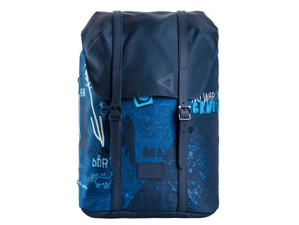 ryggsekk blue grafitti 30 l 4 til 3 klasse