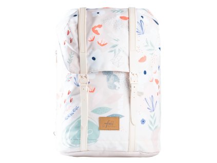 skolesekk flower bunny front