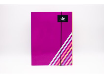 16894 2 frii of norway skolske dosky a4 retro stripe pink