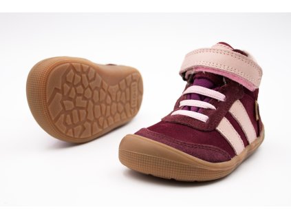 KOEL BERNARDINHO TEX FLEECE WOOL - DANIEL PINK (Veľkosť 22, Vnútorná dĺžka  topánky v cm 14.4, Vnútorná šírka topánky v cm 6.4)