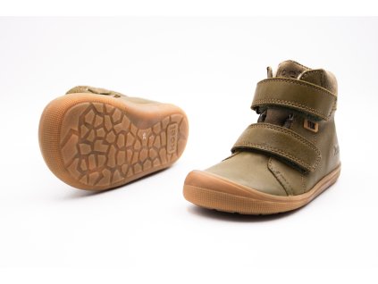 KOEL BERNARDO EMIL NAPA WOOL S MEMBRÁNOU - KHAKI (Veľkosť 25, Vnútorná dĺžka  topánky v cm 16.2, Vnútorná šírka topánky v cm 6.6)