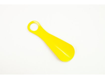 12174 kovovy obuvak zlty 15 cm