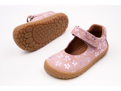 LURCHI BAREFOOT BALERÍNKY NADDY - ROSE (Veľkosť 22, Vnútorná dĺžka  topánky v cm 14.4, Vnútorná šírka topánky v cm 5.8)
